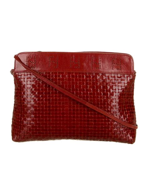 fendi woven bag crossbody|Fendi crossbody bag sale.